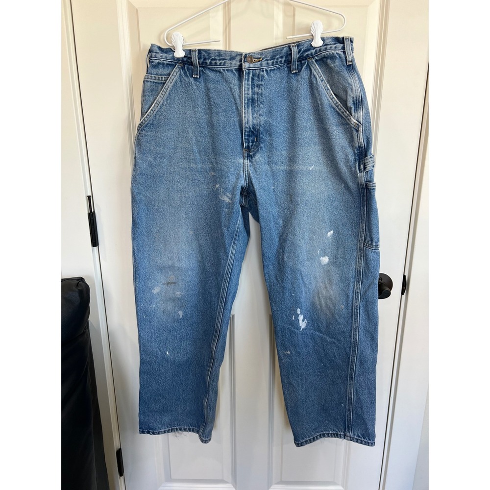 Vintage Carhartt Jeans Mens 38x30 Dungaree Fit Workwear Denim Pants
